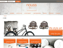 Tablet Screenshot of noussconceptstore.com